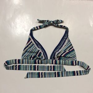 Lucky Brand Mumbai Magic Halter Bikini Top